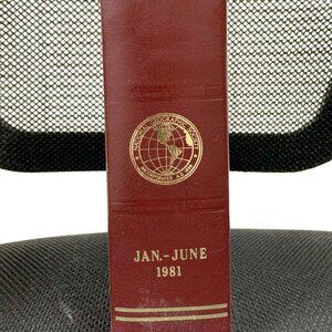 National Geographic Magazine Faux Leather SLIP CASE ONLY - January - June 1981